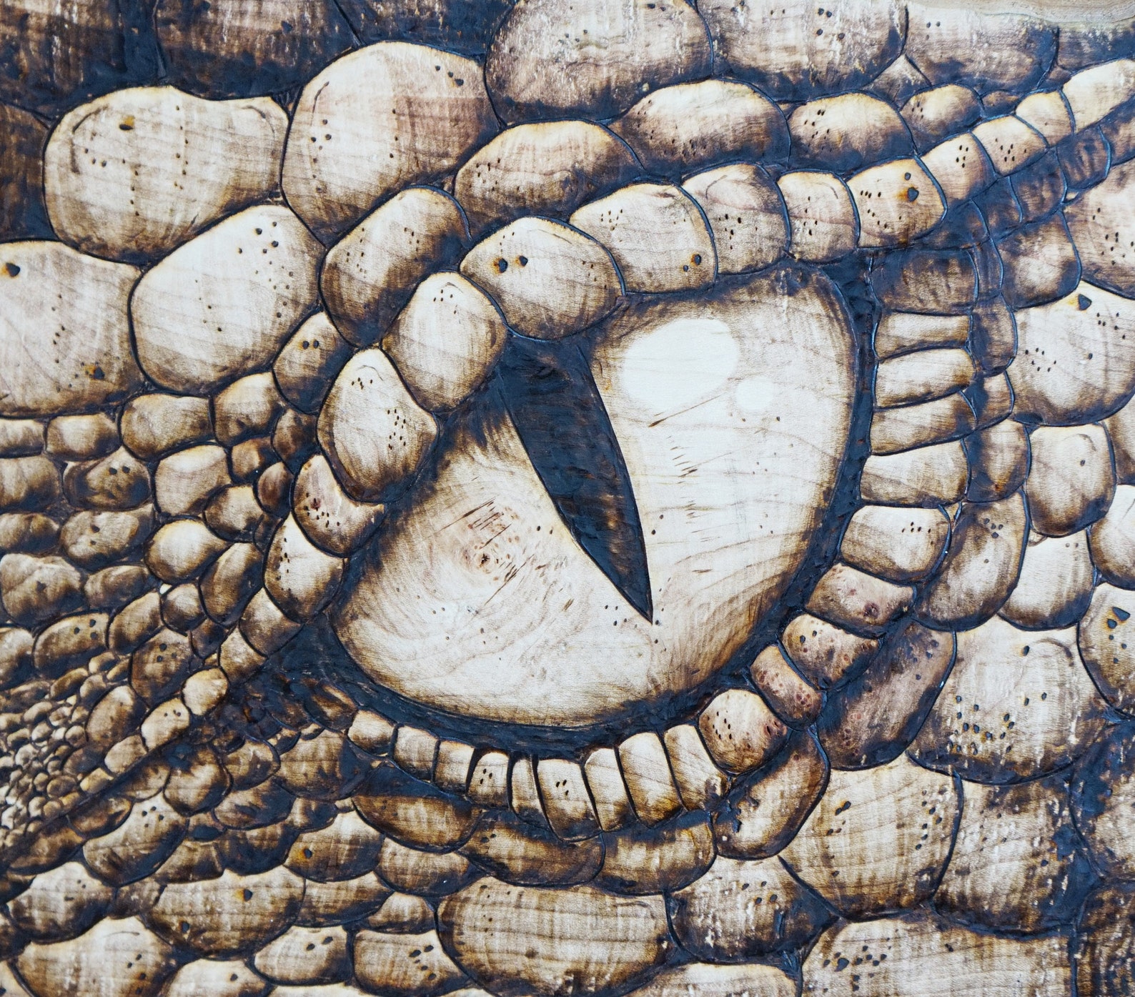 Dragon Eye Art on Wood, Pyrography Fantasy - Etsy