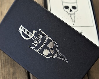 Black line Tarot cards by Agni Prasada Burning, Macabre tarot deck
