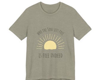 Sunrise Inspirational T-Shirt, Motivational Tee, Faith-Based Apparel, Casual Wear, Everyday Outfit, Gift for Believers