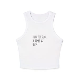 Women&#39;s Inspirational Racer Tank Top, Motivational Workout Top, Summer Activewear, Gift for Her, Statement Tank