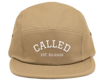 Stylish Embroidered 5 Panel Cap, Trendy Hat for Fashion Lovers, Casual Wear, Perfect Gift for Birthdays, Street Style Accessory