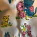 Vintage 1950s Nursery Drapes Cute Animals Pinch Pleat set of two with two valances