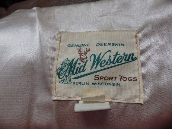 Gorgeous Vintage 2 tone Buckskin jacket Western s… - image 4
