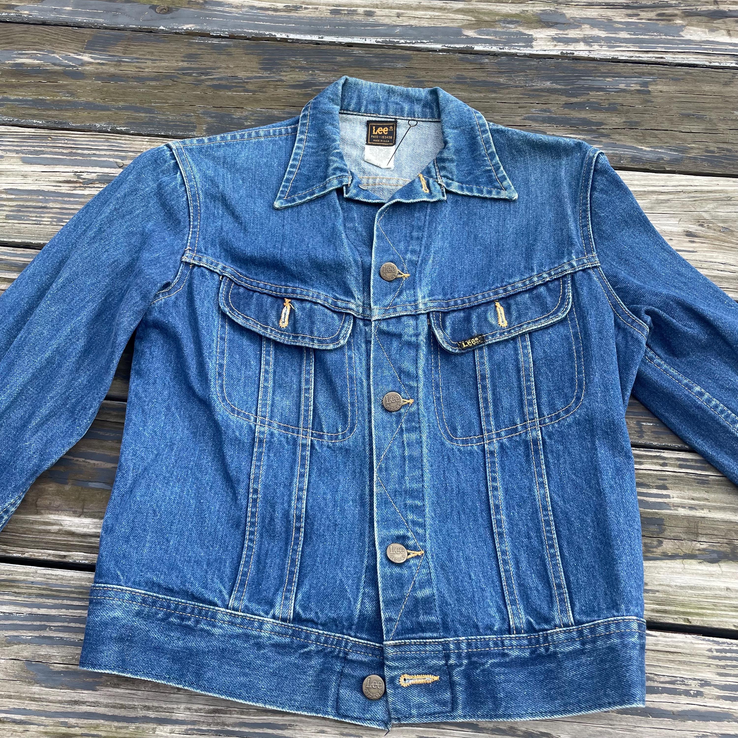 70-80s Lee Storm Rider 101 USA製 Vintage 1970s 1980s Lee 101 Storm Rider Denim Jacket Made in