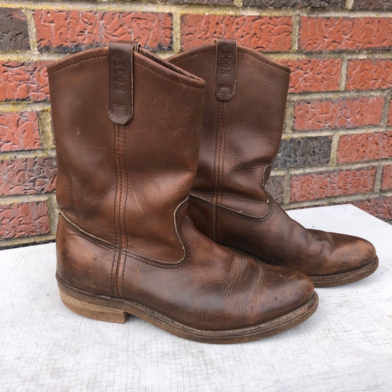 red wing western style work boots