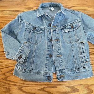 80s USA製Lee denim jacket 40R ライトブルー 101j Vintage Lee 101J Denim Jacket / Lee Jean Jacket / USA Made