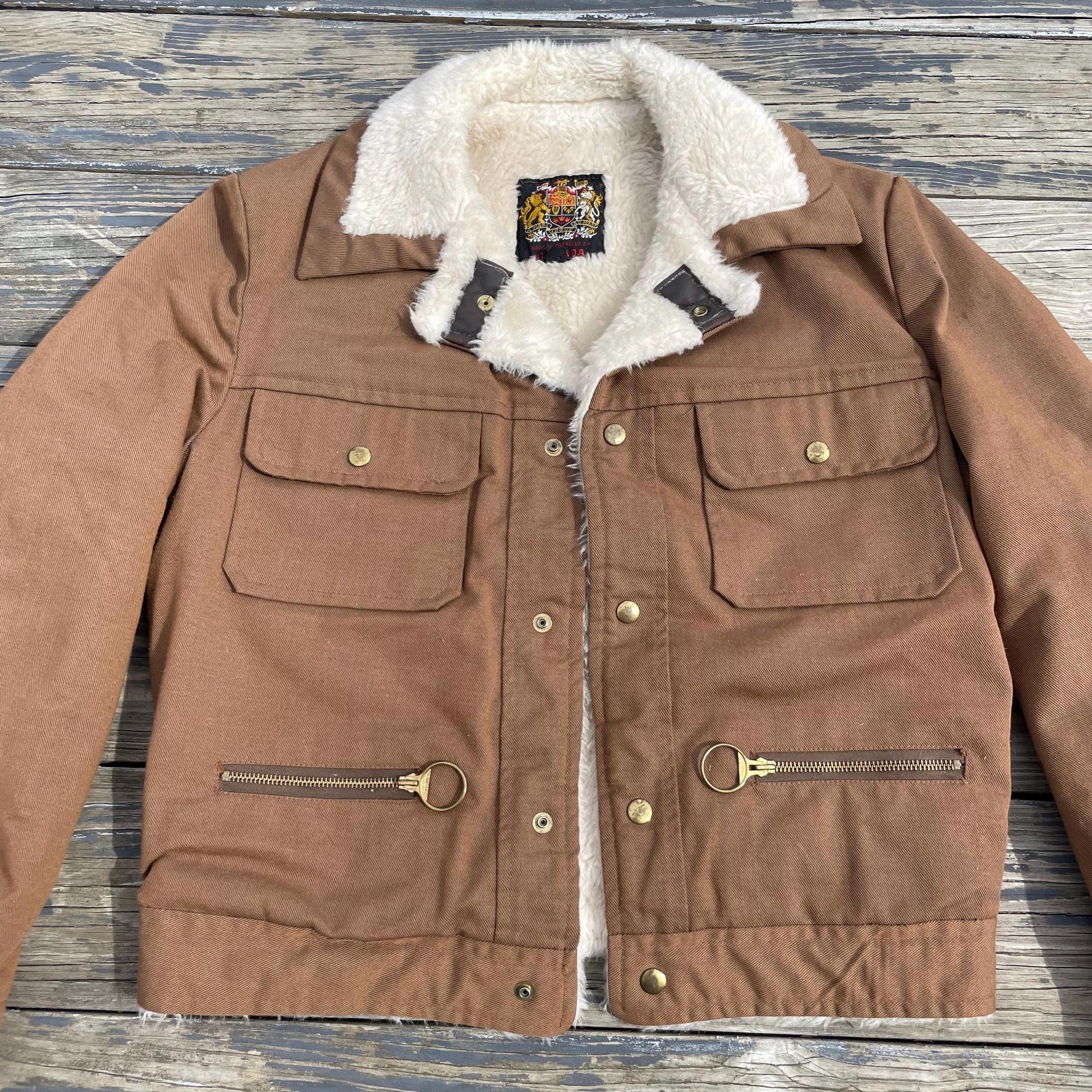 稀少LEE 70'S Vintage Brown Cotton Swede J