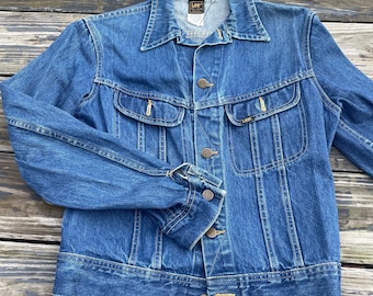 70-80s Lee Storm Rider 101 USA製 Vintage 1970s 1980s Lee 101 Storm Rider Denim Jacket Made in