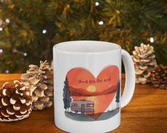 Sunset Camper Mug | Camper Coffee Cup