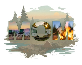 Camping Mom Digital Design