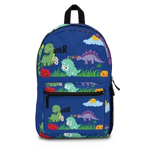 Dinosaur Backpack for Kids, Fun School Bag, Roaring Dino Print, Cute Children&#39;s Backpack, Great Gift for Birthdays