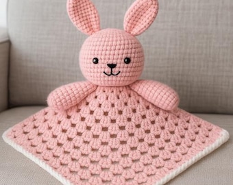 Patrón de crochet para amigurumi de conejito rosa: Amigurumi para principiantes (Descarga PDF)
