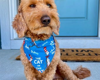 Dr. Seuss "The Cat in the Hat" pet bandana