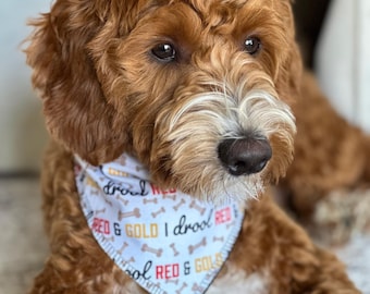 KC Chiefs "I drool red and gold" Bandana