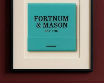 Arte de cajas de cerillas de Fortnum & Mason