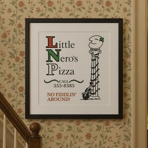 Little Nero’s Pizza Box Art | Allein zu Hause Kunst