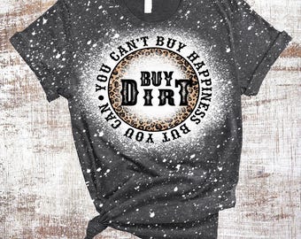 Buy Dirt Country Music Bleached Tee