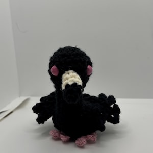 Crochet Black Flamingo