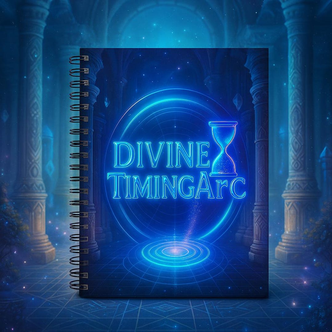 Divine Timing Spiral Notebook Cosmic Blueprint for the Unseen ...