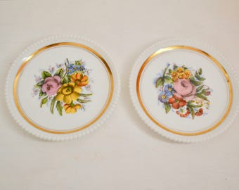 Pair of Hand-Painted Decorative Plates
