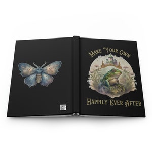Frog Journal, Cottagecore Notebook, Make Your Own Happily Ever After ...