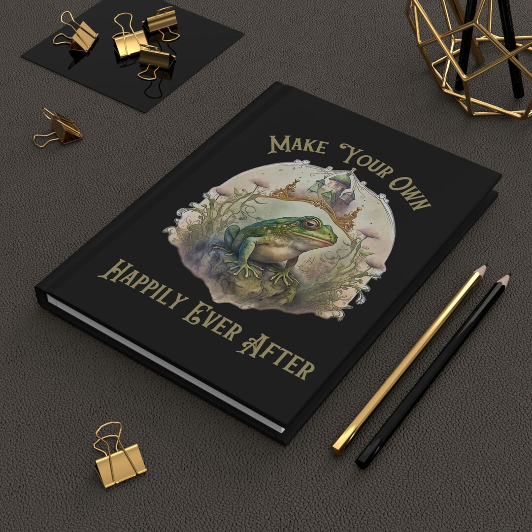 Frog Journal Cottagecore Notebook Make Your Own Happily Ever Etsy
