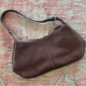 Vintage Brown Leather Purse - Wilson Leather - Shoulder Bag - Y2K -