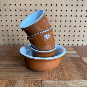 Conjunto Vintage Misto de Utensílios de Restaurante | Shenango e Chefsware | Ramequins | Tigela