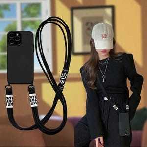 Crossbody Lanyard iPhone Case: Silicone Cord Necklace Cover