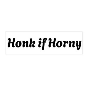 Funny Car Bumper Stickers Honk if you&#39;re Horny - Humorous Vehicle Decals, Funny Gifts for Adults, Car Accessories