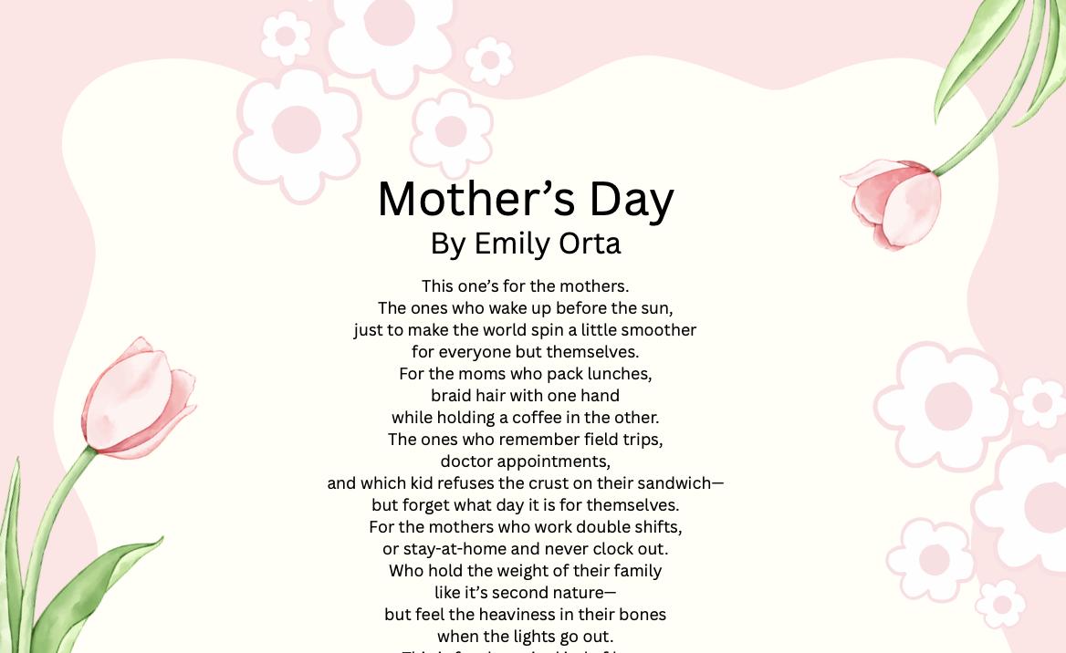 Mother's Day Poem | by Emily Orta