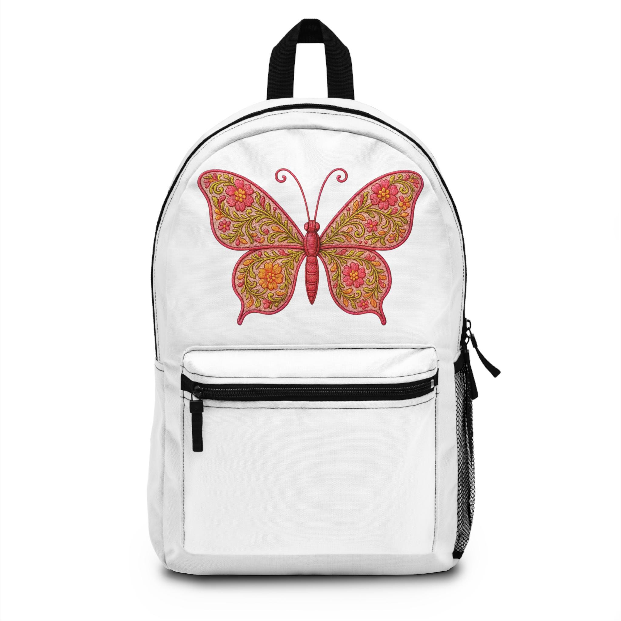 Butterfly Design Backpack, Stylish School Bag, Tote for 