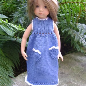 75. French and English Knitting Pattern PDF Dress and Cardigan for ...