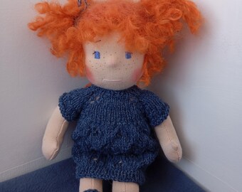 Aylin poupée de poche d'inspiration Waldorf