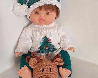 Tenue de Noël - Mon beau sapin pour poupées Minikane Gordis