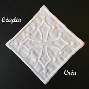 Initiation au boutis - PDF pattern in french