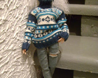 32. Fiche tricot Norvégien pour poupée Ellowyne Wild Imagination de Tonner