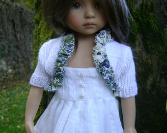 81. French and english knitting pattern PDF - bolero for Little Darling doll 13&#39;&#39;