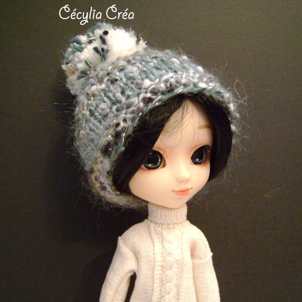 169. French and english knitting pattern PDF - Hat for Pullip