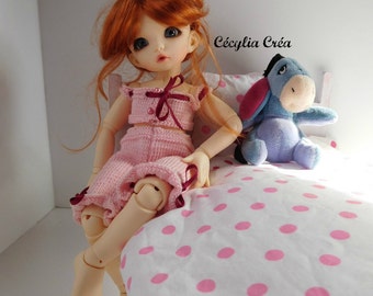 40. French and english knitting pattern PDF - Pants and corsage for BJD Littlefee doll