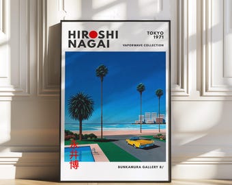 Hiroshi Nagai Art Print Poster, Digital download