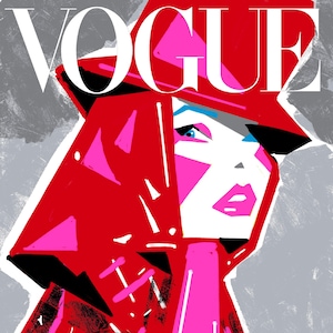 Linda Evangelista Vogue Cover Print
