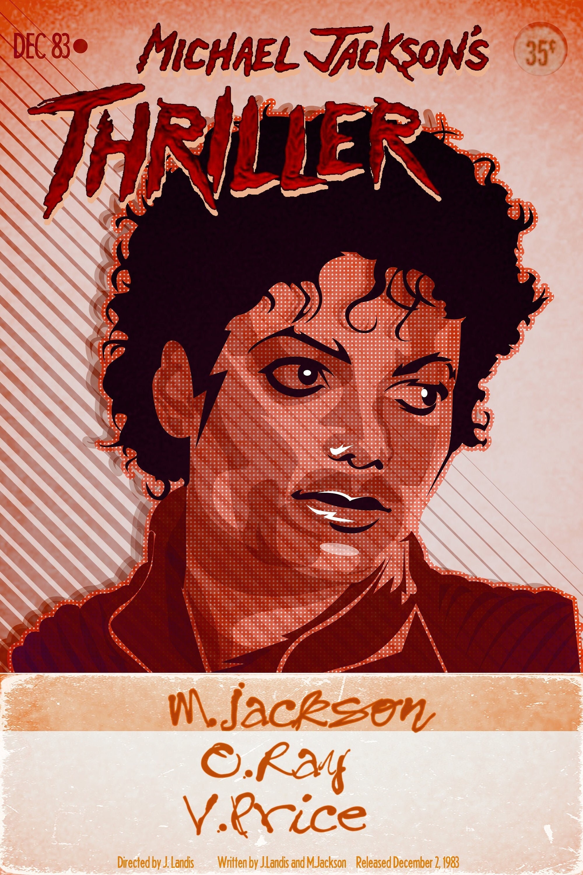 Michael Jackson Thriller Print - Etsy