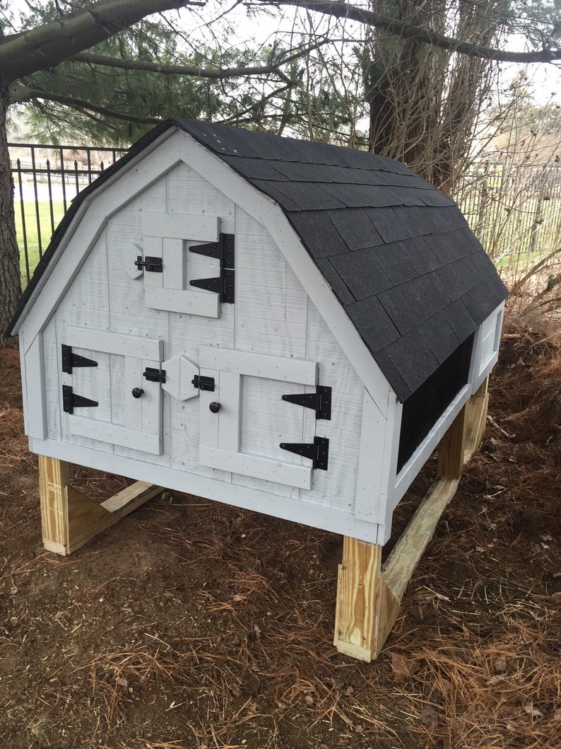 Gambrel Predator Proof Rabbit Hutch Etsy