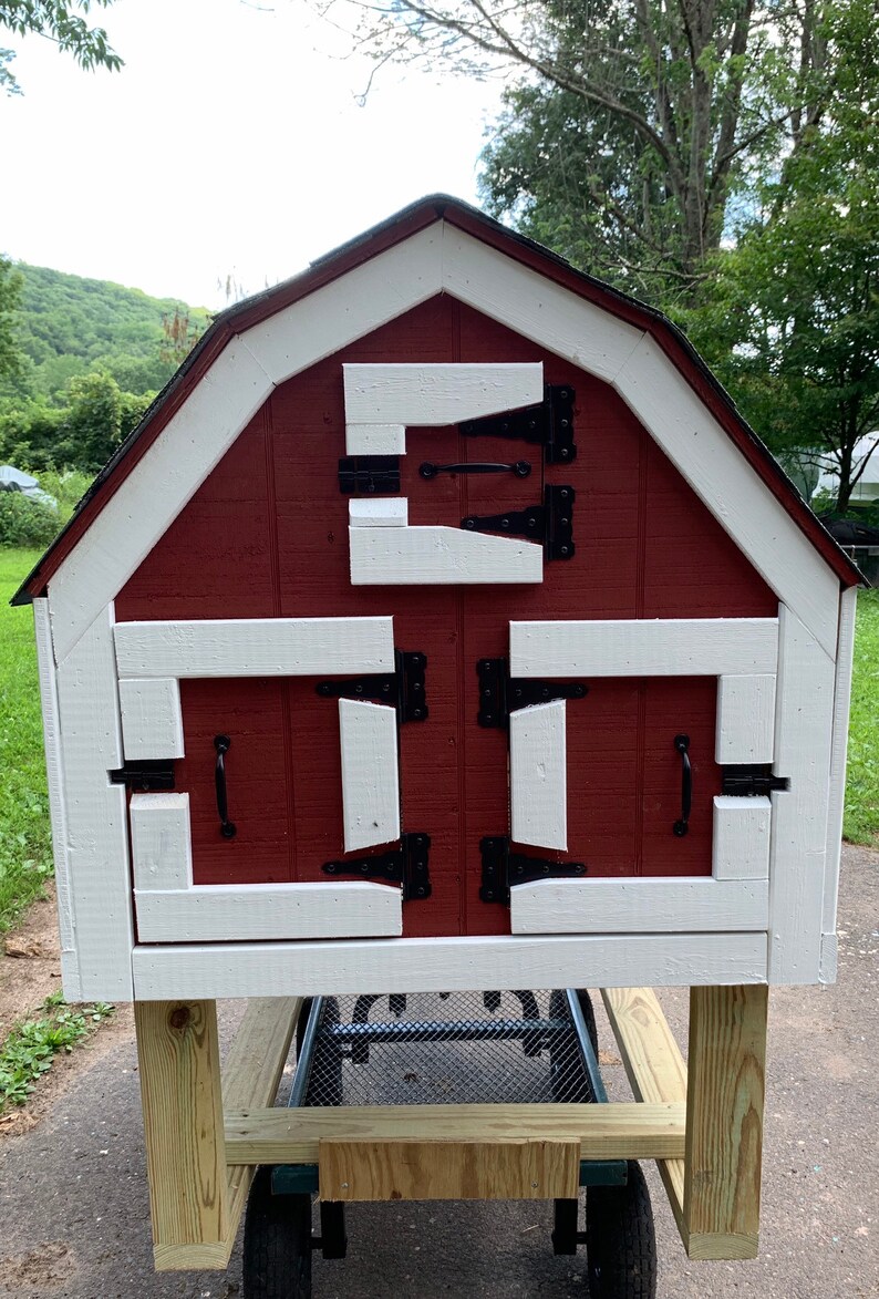 Gambrel Predator Proof Rabbit Hutch Etsy