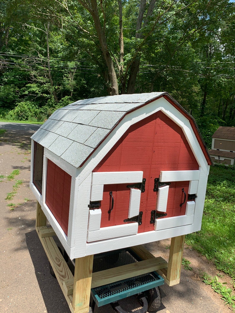 Gambrel Predator Proof Rabbit Hutch Etsy