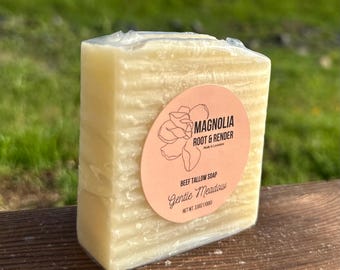 Gentle Meadow | Handcrafted Beef Tallow Soap with Honey, Lavender & Chamomile