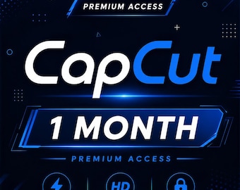 Accesso a CapCut Pro per il montaggio video / 1 mese (consegna digitale)