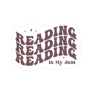 Reading is My Jam Sticker
