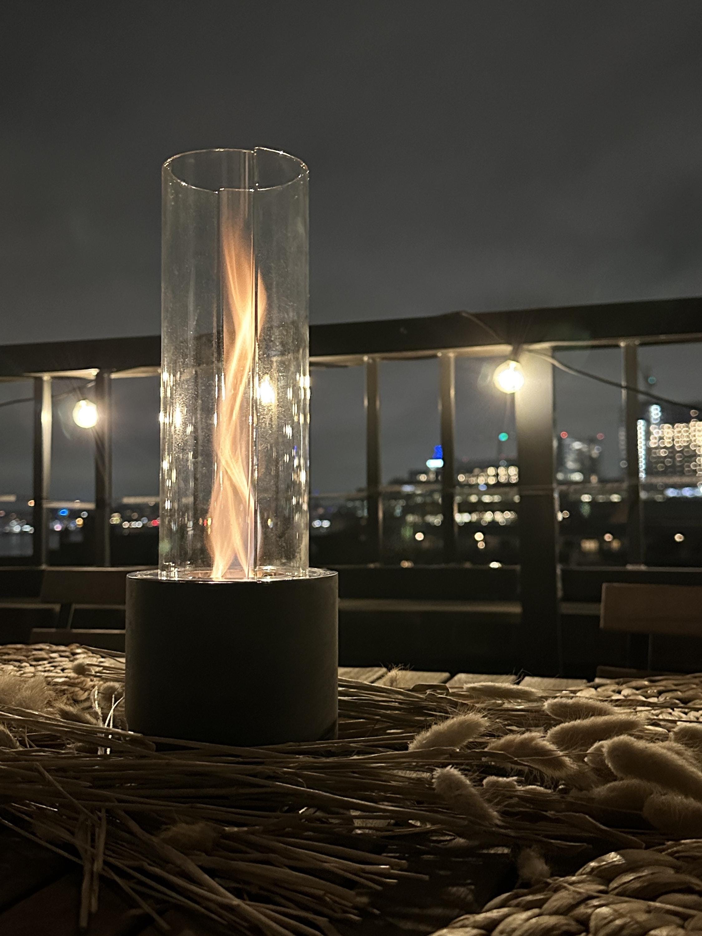 Twisted Flames Tabletop Fire Pit – No Sparks, No Smoke, No Smell